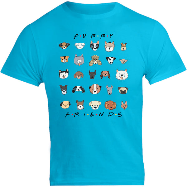 Furry Friends Dog Faces - Unisex Tee - Graphic Tees Australia