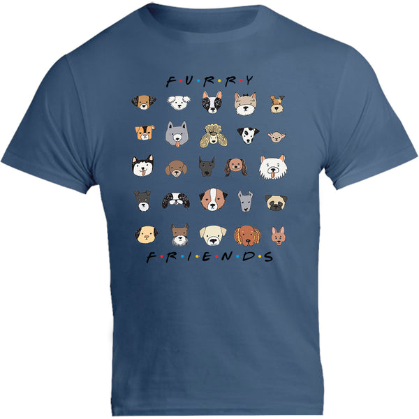 Furry Friends Dog Faces - Unisex Tee - Graphic Tees Australia