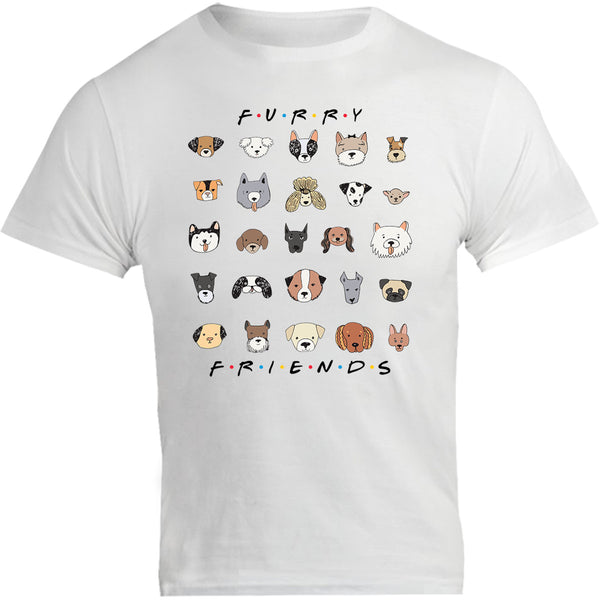 Furry Friends Dog Faces - Unisex Tee - Graphic Tees Australia