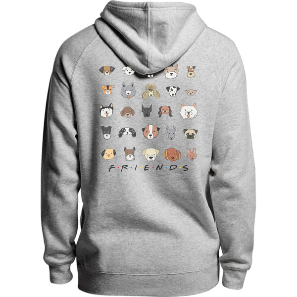 Furry Friends Dog Faces - Unisex Hoodie - Plus Size