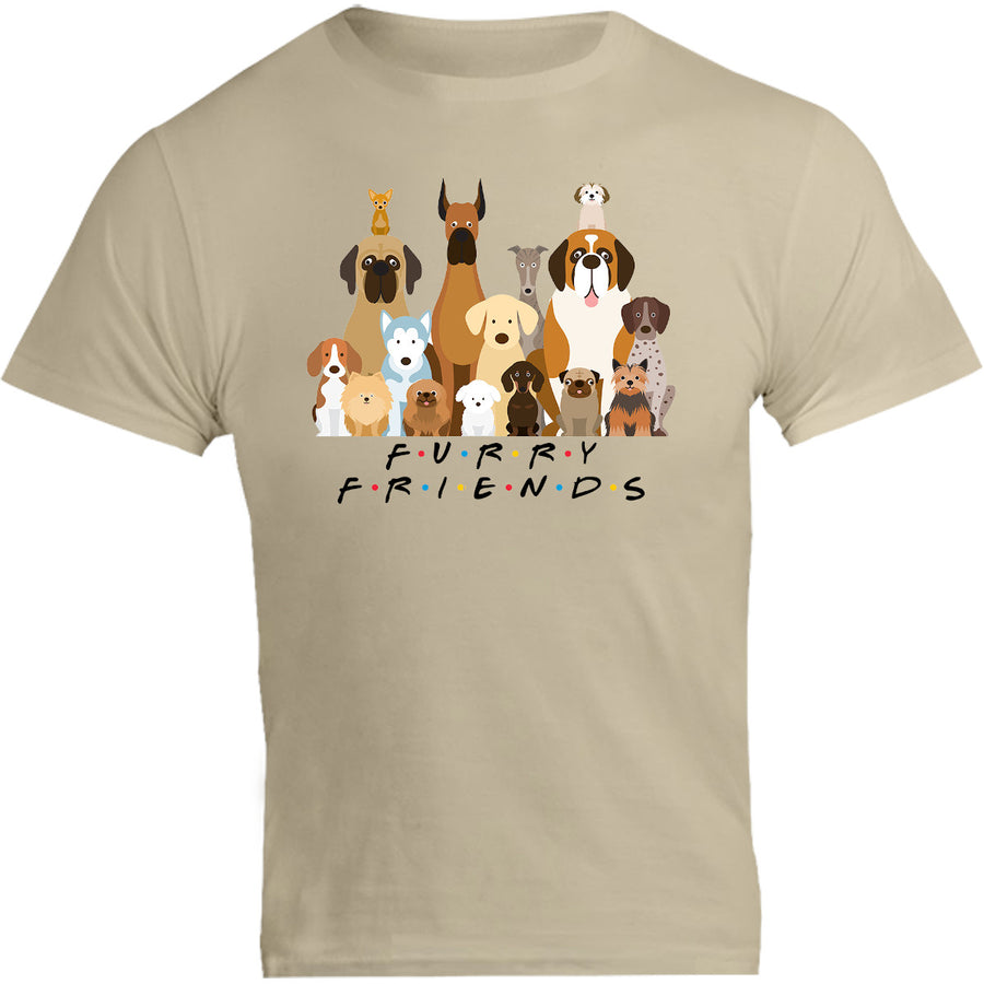 Furry Friends Group of Dogs - Unisex Tee - Graphic Tees Australia