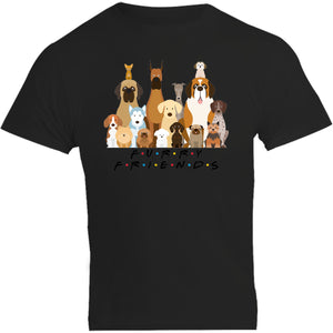 Furry Friends Group of Dogs - Unisex Tee - Graphic Tees Australia