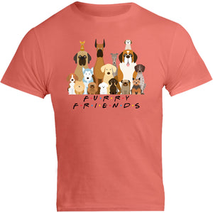 Furry Friends Group of Dogs - Unisex Tee - Graphic Tees Australia