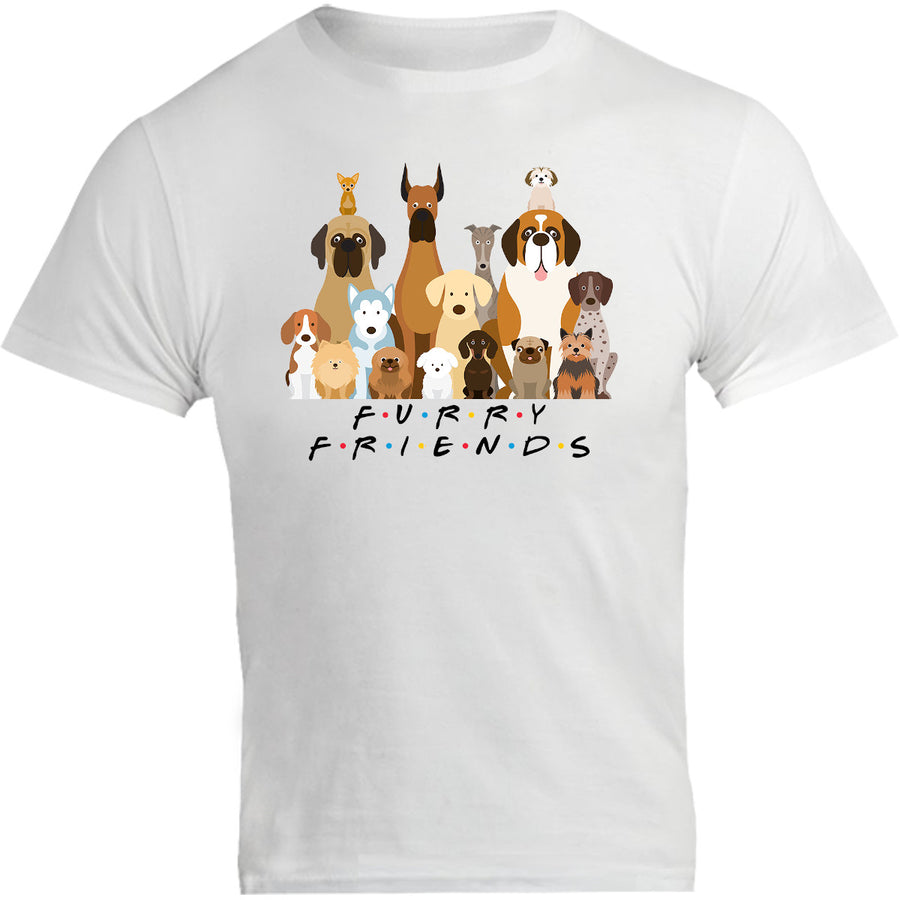 Furry Friends Group of Dogs - Unisex Tee - Graphic Tees Australia