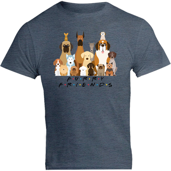 Furry Friends Group of Dogs - Unisex Tee - Graphic Tees Australia