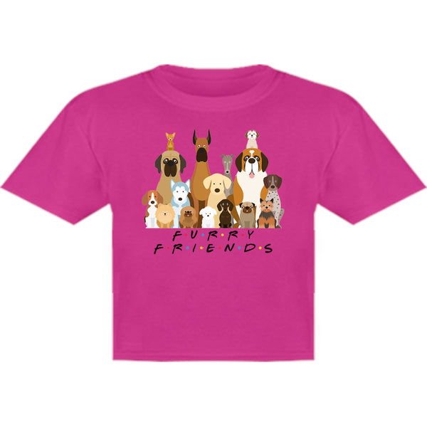 Furry Friends Group of Dogs - Youth & Infant Tee - Graphic Tees Australia