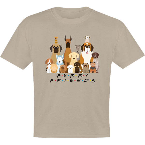 Furry Friends Group of Dogs - Youth & Infant Tee - Graphic Tees Australia