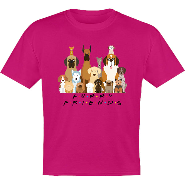 Furry Friends Group of Dogs - Youth & Infant Tee - Graphic Tees Australia