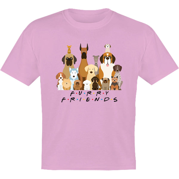 Furry Friends Group of Dogs - Youth & Infant Tee - Graphic Tees Australia