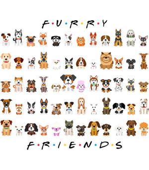 Furry Friends So Many Dogs - Youth & Infant Tee - Graphic Tees Australia