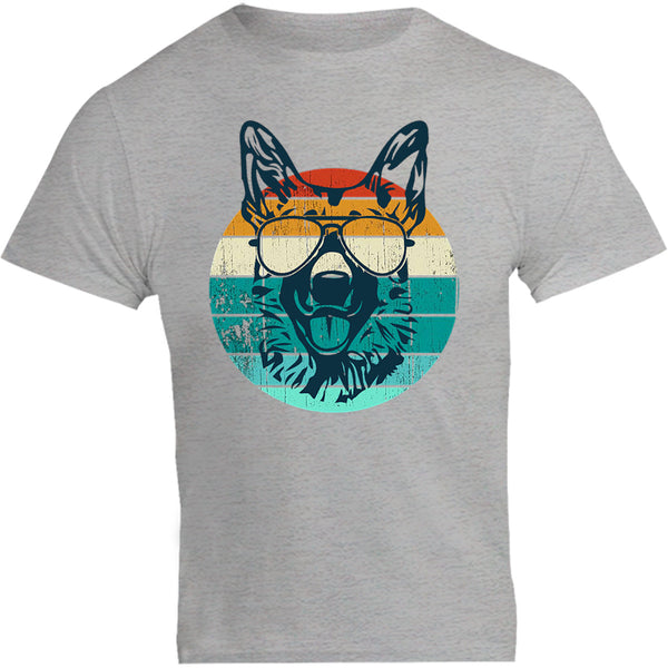 German Shepherd Retro - Unisex Tee - Graphic Tees Australia