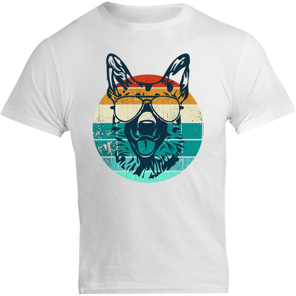 German Shepherd Retro - Unisex Tee - Graphic Tees Australia