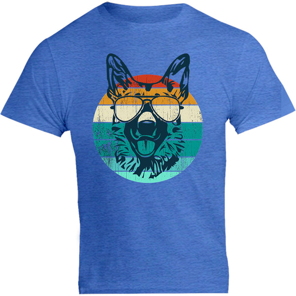 German Shepherd Retro - Unisex Tee - Graphic Tees Australia