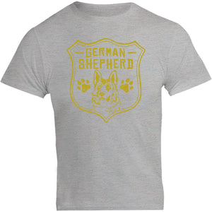 German Shepherd Shield - Unisex Tee - Plus Size