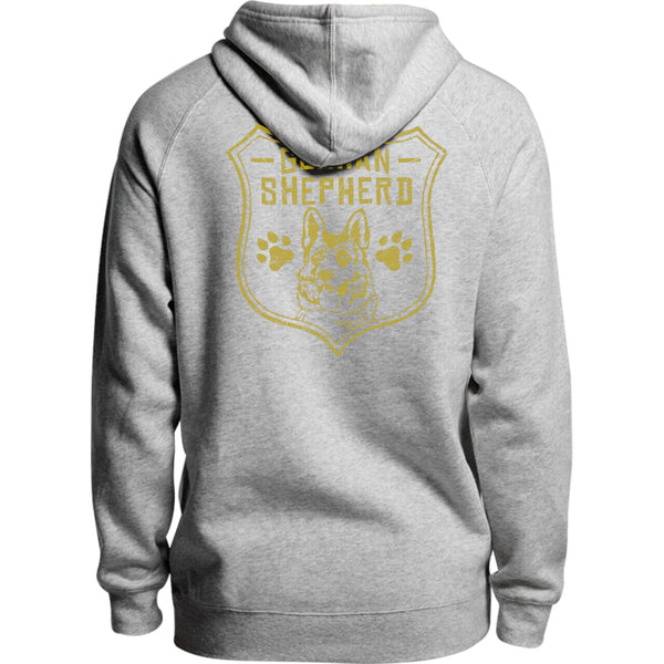 German Shepherd Shield - Unisex Hoodie - Plus Size