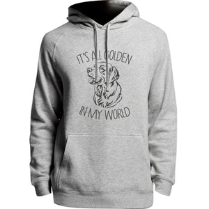 Golden In My World - Unisex Hoodie - Plus Size