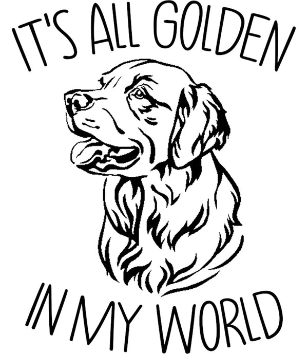 Golden In My World - Unisex Tee - Graphic Tees Australia