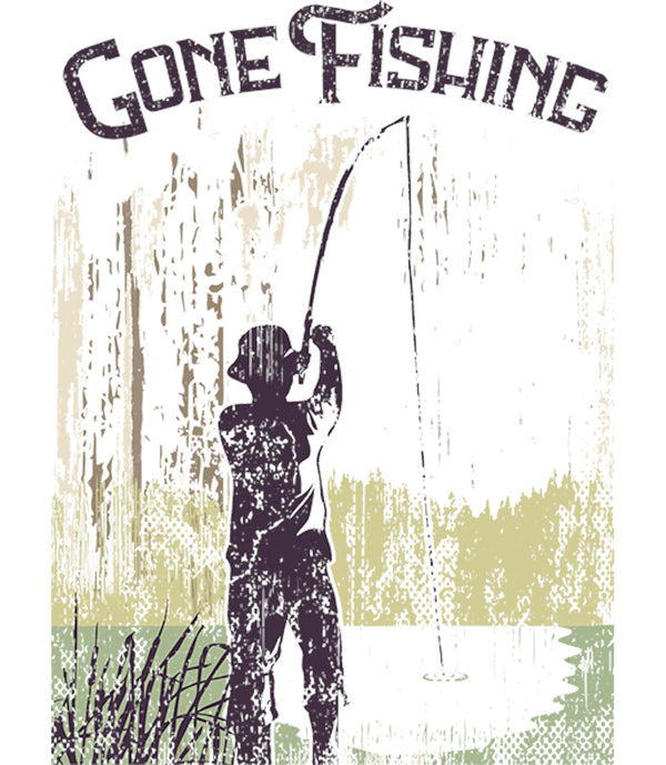 Gone Fishing - Unisex Tee - Graphic Tees Australia