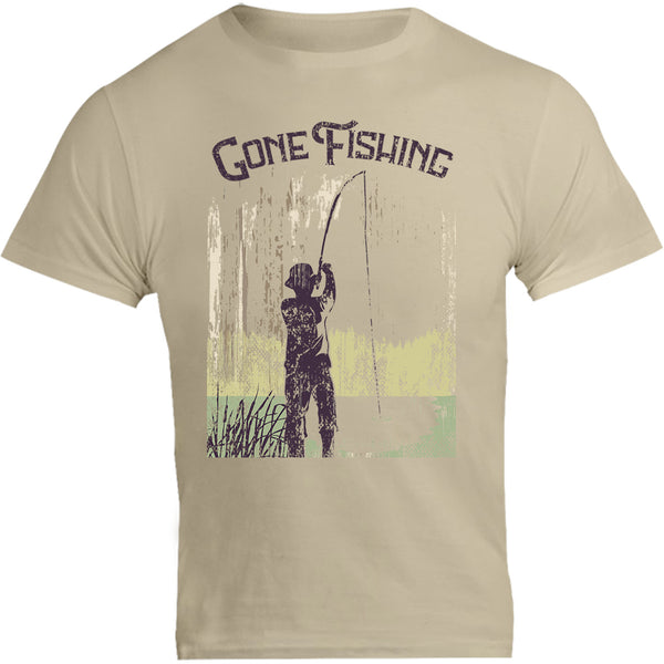 Gone Fishing - Unisex Tee - Graphic Tees Australia