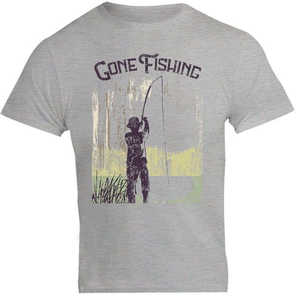 Gone Fishing - Unisex Tee - Graphic Tees Australia