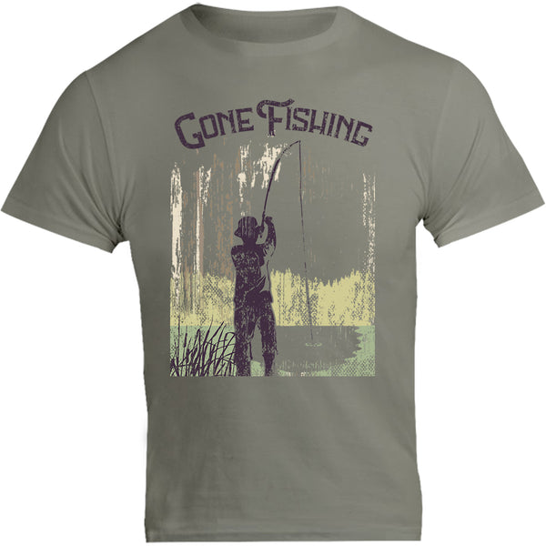 Gone Fishing - Unisex Tee - Graphic Tees Australia