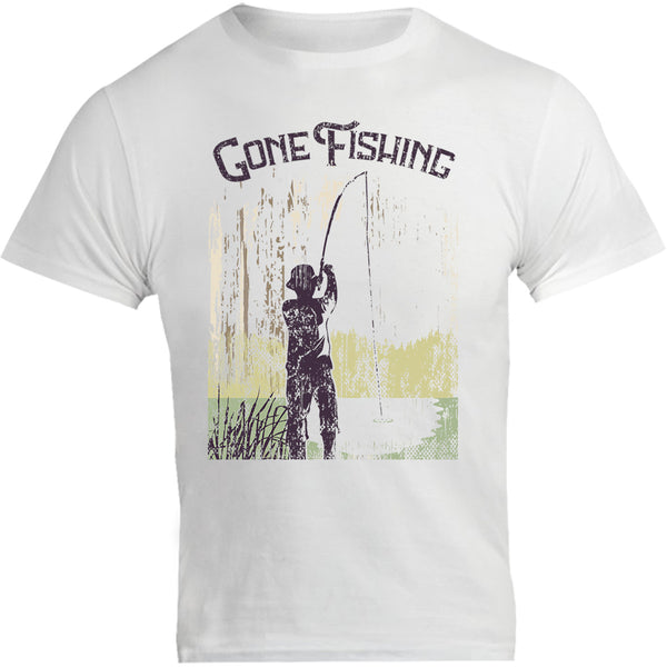 Gone Fishing - Unisex Tee - Graphic Tees Australia