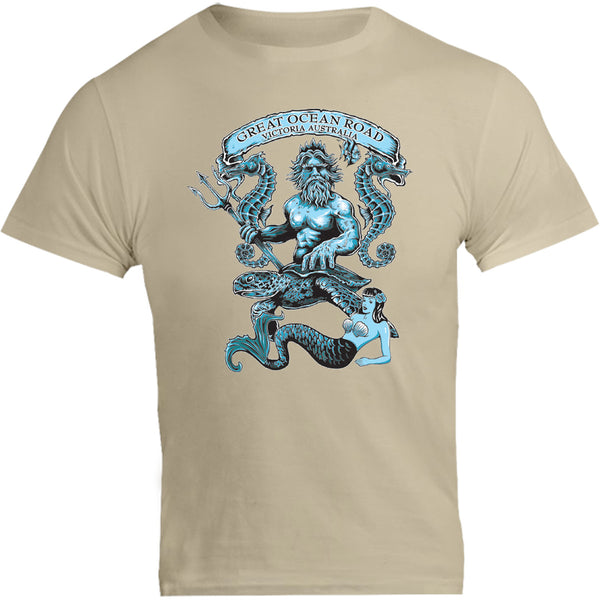 Great Ocean Road King Neptune - Unisex Tee - Graphic Tees Australia