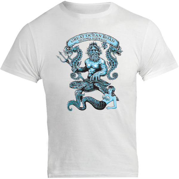 Great Ocean Road King Neptune - Unisex Tee - Graphic Tees Australia