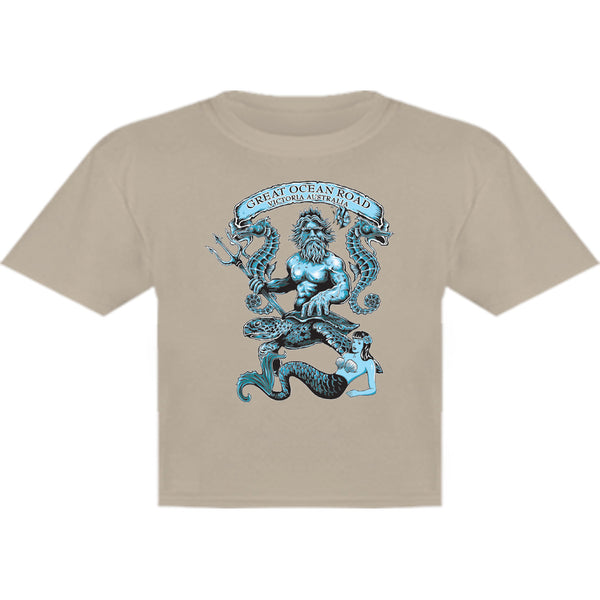 Great Ocean Road King Neptune - Youth & Infant Tee - Graphic Tees Australia