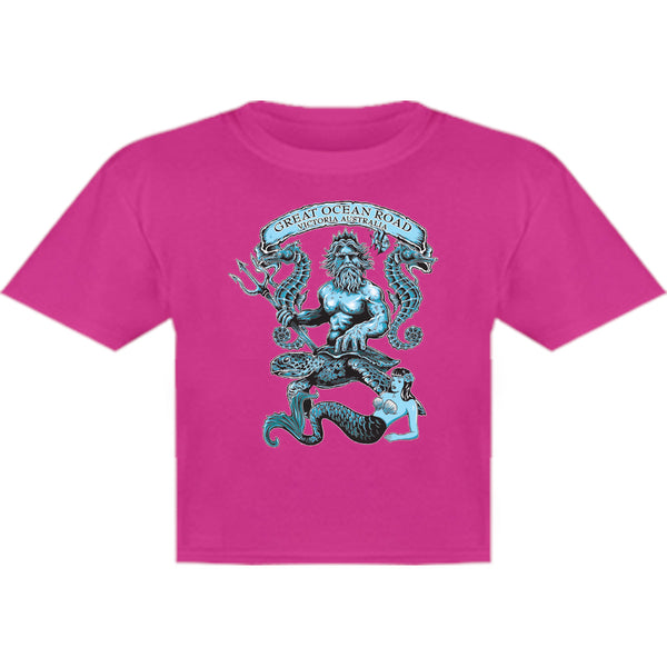 Great Ocean Road King Neptune - Youth & Infant Tee - Graphic Tees Australia