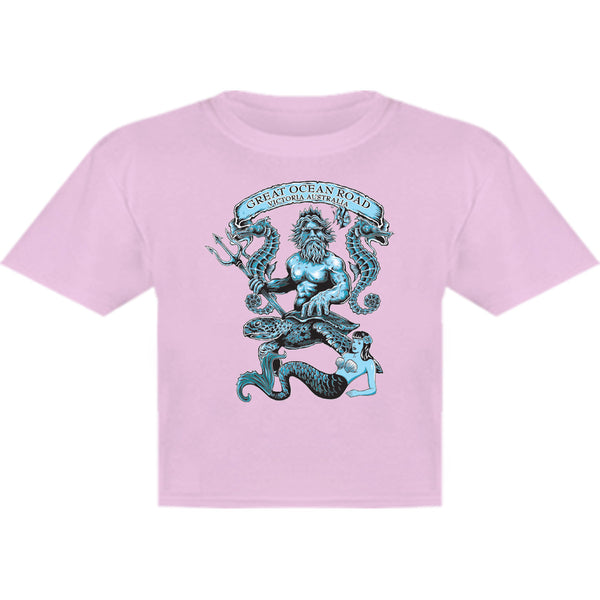 Great Ocean Road King Neptune - Youth & Infant Tee - Graphic Tees Australia