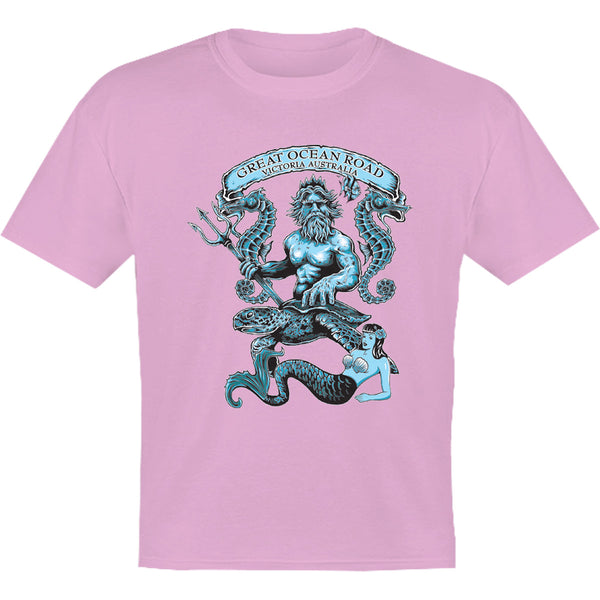 Great Ocean Road King Neptune - Youth & Infant Tee - Graphic Tees Australia