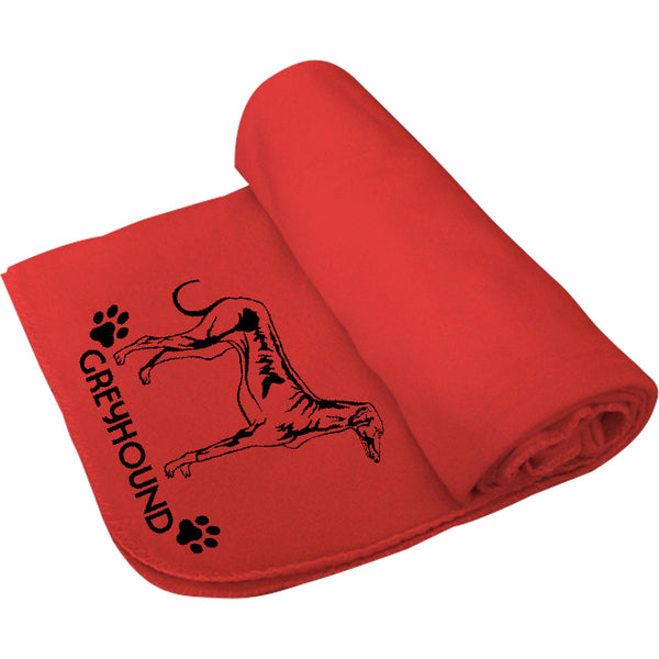 Greyhound - Polar Fleece Blanket - Graphic Tees Australia