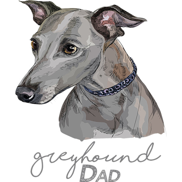 Greyhound Dad - Unisex Tee - Graphic Tees Australia