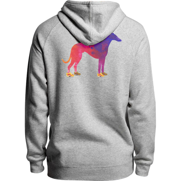 Greyhound In Running Shoes - Unisex Hoodie - Plus Size - Graphic Tees Australia