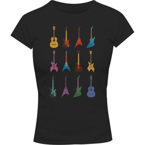 Guitars - Ladies Slim Fit Tee