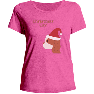 Christmas Cav - Ladies Relaxed Fit Tee