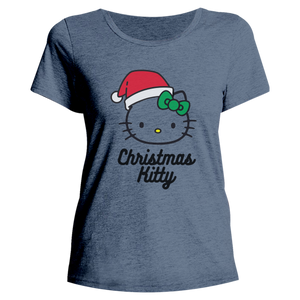 Christmas Kitty - Ladies Relaxed Fit Tee