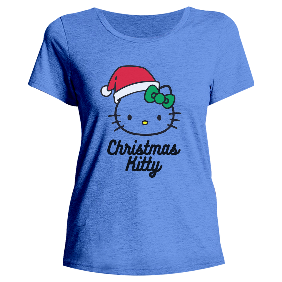 Christmas Kitty - Ladies Relaxed Fit Tee