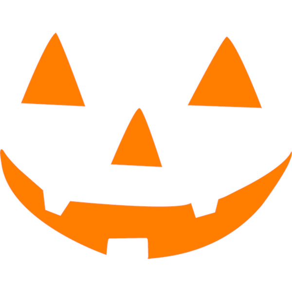 Halloween Pumpkin Face - Ladies Relaxed Fit Tee