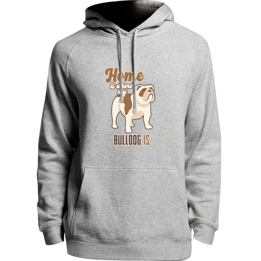 Home Is Where My Bulldog Is - Unisex Hoodie - Plus Size