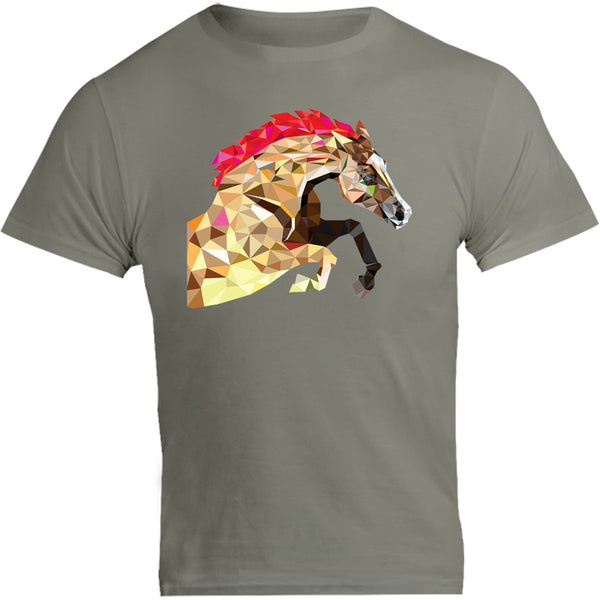 Horse Geometric Pattern - Unisex Tee - Graphic Tees Australia