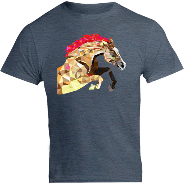 Horse Geometric Pattern - Unisex Tee - Graphic Tees Australia