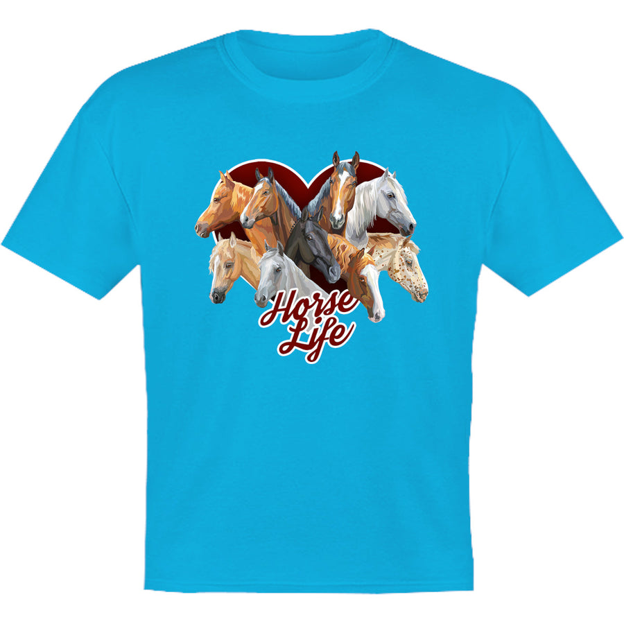 Horse Life - Youth & Infant Tee - Graphic Tees Australia