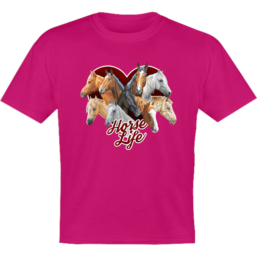 Horse Life - Youth & Infant Tee - Graphic Tees Australia