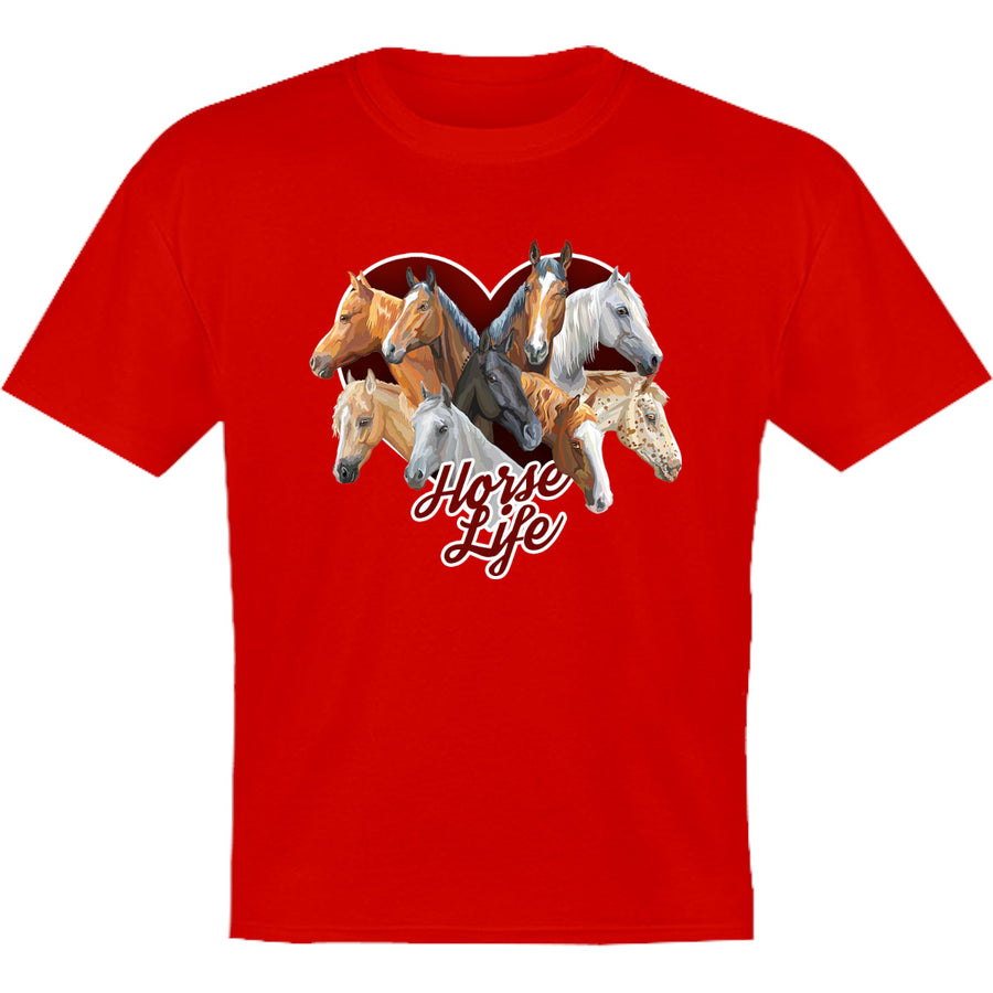 Horse Life - Youth & Infant Tee - Graphic Tees Australia