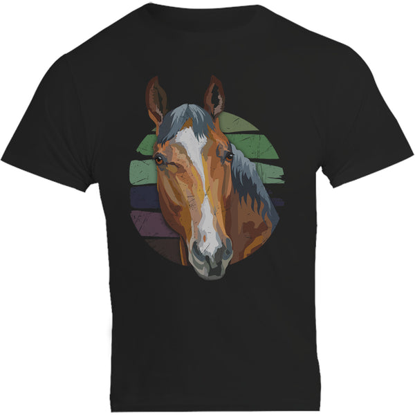 Horse Retro Style - Unisex Tee - Graphic Tees Australia