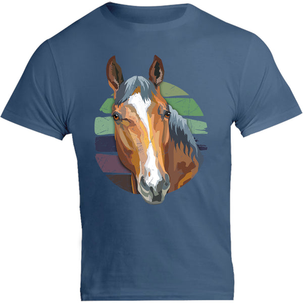 Horse Retro Style - Unisex Tee - Graphic Tees Australia