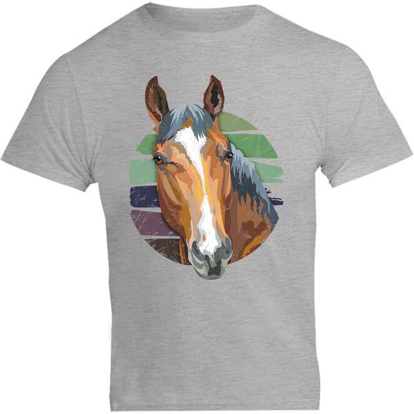 Horse Retro Style - Unisex Tee - Graphic Tees Australia