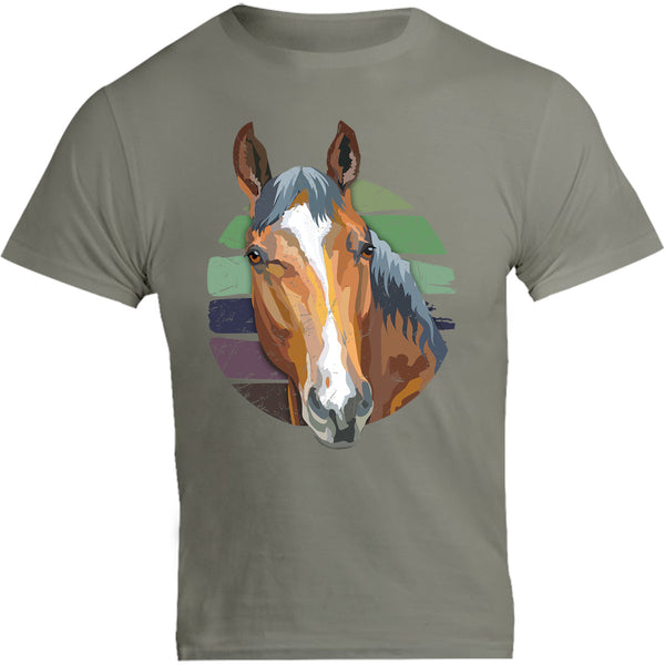 Horse Retro Style - Unisex Tee - Graphic Tees Australia